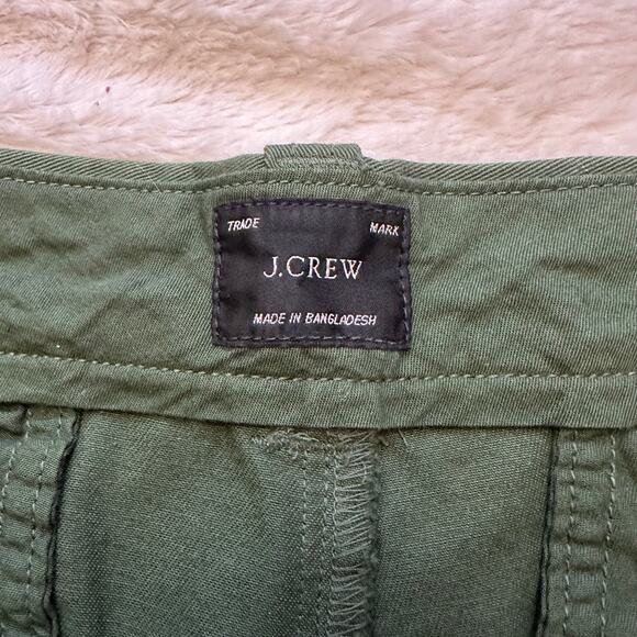 Women's J. Crew Shorts sz 31 Green Shorts 5 inch inseam Shorts - Picture 4 of 10